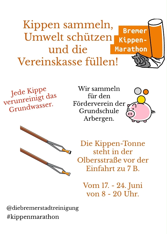 Aufruf für den Bremer Kippen-Marathon